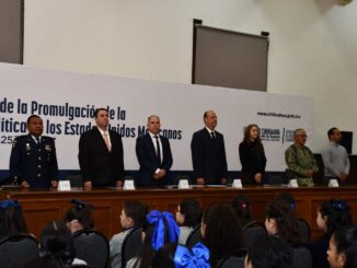 Alumnos de quinto grado de primaria juraron lealtad a la Carta Magna