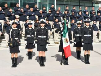 Promueve GOECHI valores cívicos con honores a la bandera en la Fiscalía Zona Norte