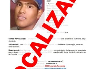 Localiza Fiscalía Centro sano y salvo a joven que tenía reporte de desaparición