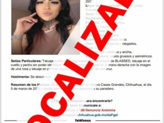 Localiza FEM a mujer con reporte de ausencia en Nuevo Casas Grandes