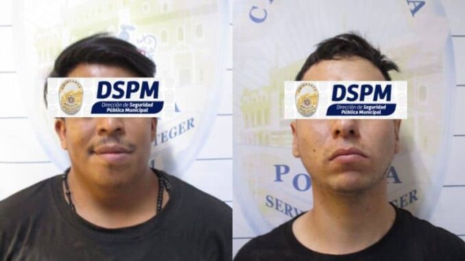 Presenta Policía Municipal a presuntos homicidas detenidos tras persecución con un cuerpo
