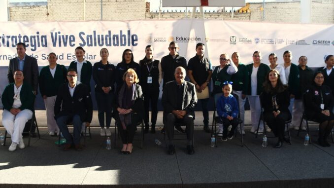 Arranca estrategia de vida saludable en escuelas de Chihuahua