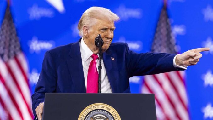 Trump en cumbre de CPAC