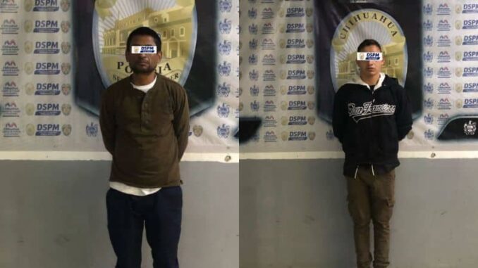 Detiene Policía Municipal a dos farderos en zona Centro