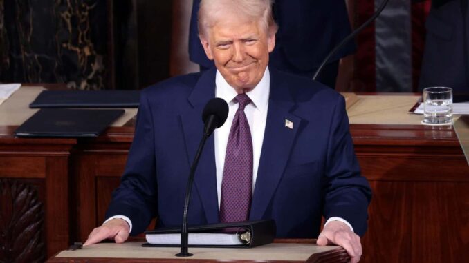 «Estados Unidos ha regresado», asegura Trump ante el Congreso