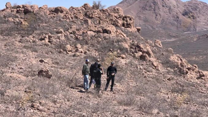 Hallan osamenta humana en en inmediaciones del Cerro Grande con apoyo de drones