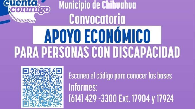 Invitan a presentar documentos para el programa de apoyo por discapacidad permanente