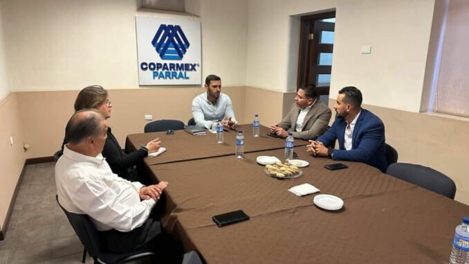 Estrecha AEI lazos de colaboración con COPARMEX Parral