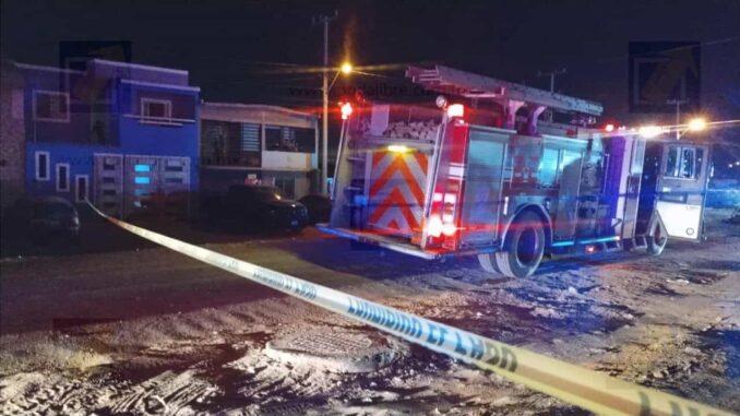 Fuerte operativo por incendio de motocicleta y balacera en la colonia Vistas Cerro Grande