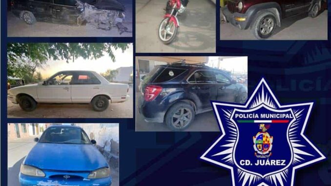 Recuperan 7 vehículos robados en las últimas 24 horas