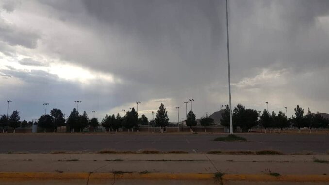 Prevén lluvias para esta tarde en la región fronteriza