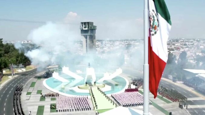 #Fotos Sheinbaum encabeza el 163 aniversario de la Batalla de Puebla