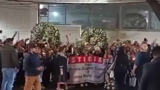 Asiste Clara Brugada al velorio de sus colaboradores