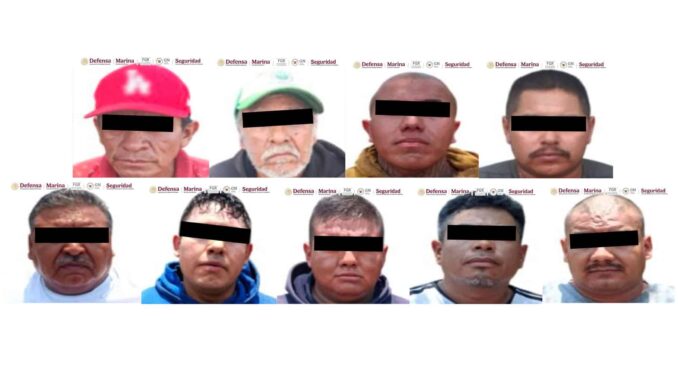 Operativo en Guanajuato contra la delincuencia organizada deja 9 detenidos